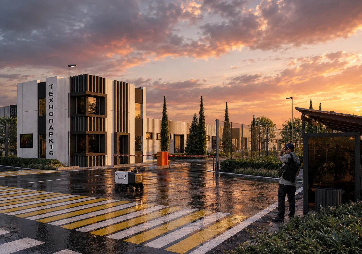 Concept design of the TECHNOPARK16 entrance area